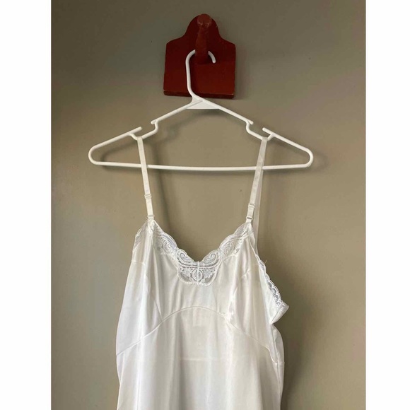 Vintage Adonna White Lace Slip Nightgown 34 - Picture 3 of 6